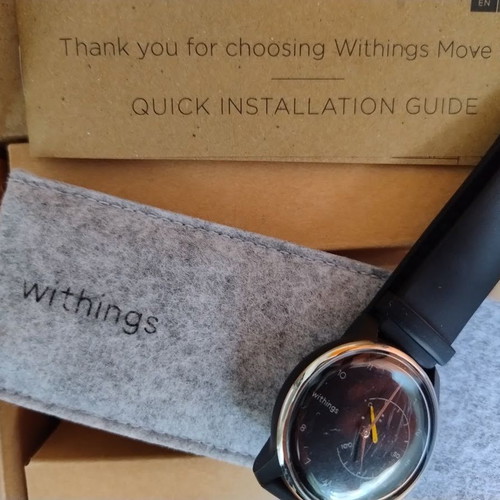 Withings Move ECG hybrid smartwatch used