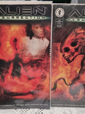 Alien Resurrection #1-2 Dark Horse Comics used, from the movie