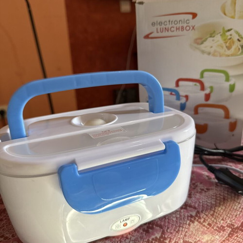 Ηλεκτρικό δοχείο φαγητού Electronic Lunchbox, μπλε λαβή