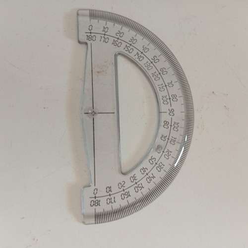 Trigonometry instruments set used, 2 rulers, 9 triangles, 7 protractors