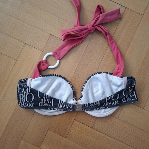 Emporio Armani Vintage Bikini Set like new, all-over logo print, 2008
