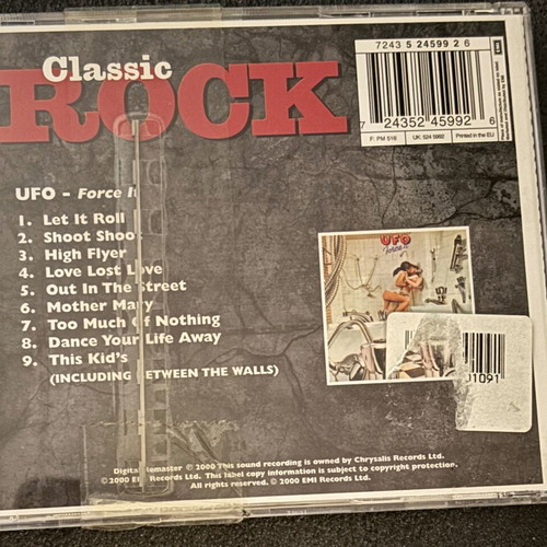 UFO Force It CD like new, metal