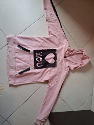 Evita pink hoodie for girls 10-11 years used