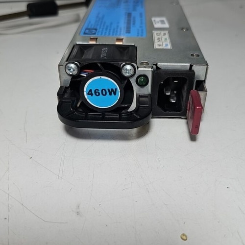HP HSTNS-PL14 power supply used, 460 Watt, hot-plug