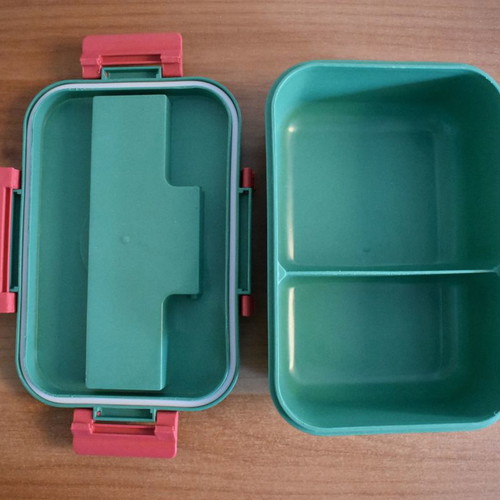 Children's lunchbox used from the Mr. Strong series, Little Misses
