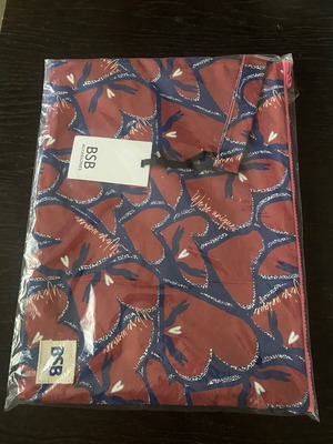 BSB Toiletry Bag new, waterproof, blue and red