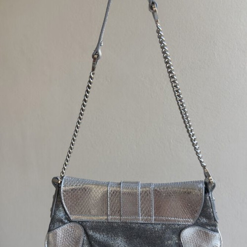Dolce & Gabbana evening shoulder bag silver like new