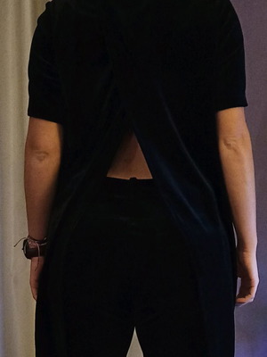 Velvet athina clo blouse like new, black