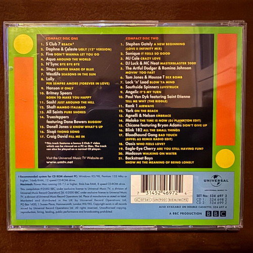 Top of the Pops 2000 Volume Two double CD like new