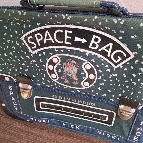 Vintage Space-Bag Nicki school bag new, retro sci-fi style