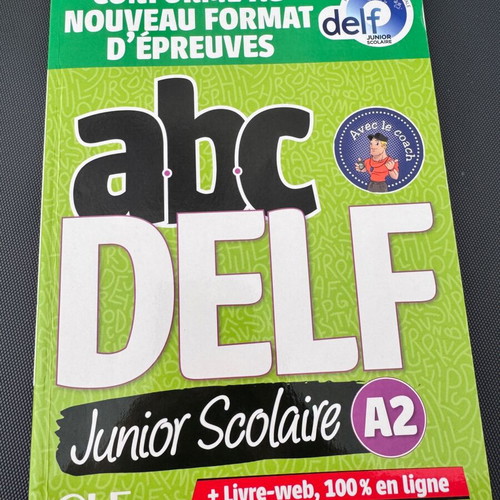 ABC DELF Junior Scolaire A2 Manual with DVD used, French