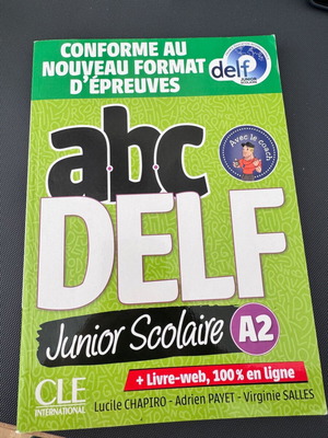 ABC DELF Junior scolaire A2 βιβλίο με DVD μεταχειρισμένο, γαλλικά