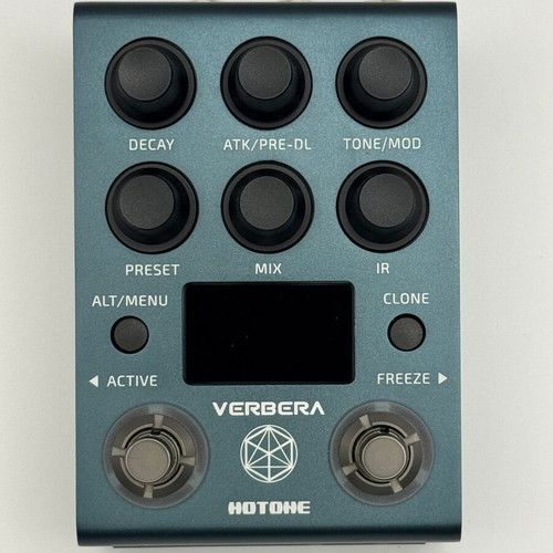 Hotone Verbera digital reverb pedal like new, dual engine IR and XR