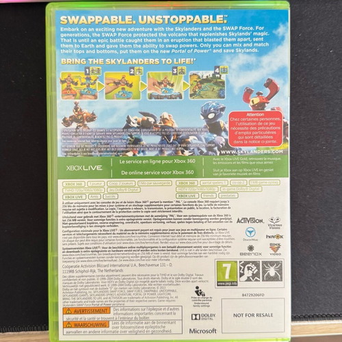 Skylanders Swap-Force Xbox 360 used, French and Dutch language