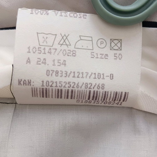 Ted Lapidus suit blue with thin stripe like new