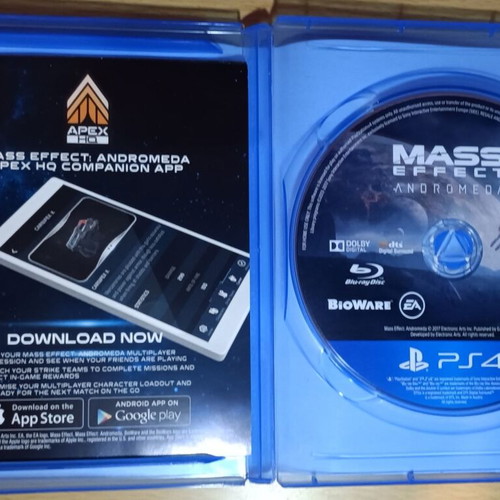 Mass Effect Andromeda PS4 like new