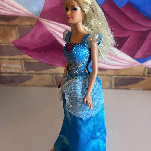 Barbie Fairytale Blue Princess Doll Mattel