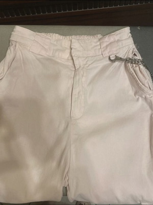 Pull&Bear Cargo pants new, size M, pink with chain