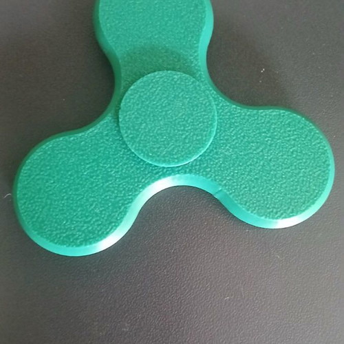 Fidget Spinner dark green 3D printed new, lightweight, functional