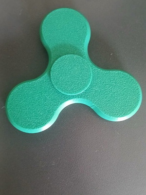 Fidget Spinner dark green 3D printed new, lightweight, functional