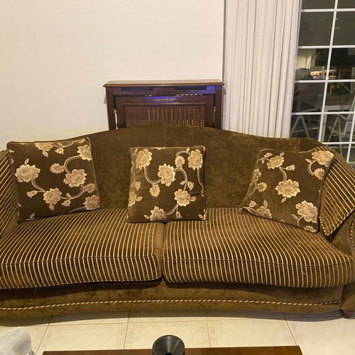 Sofa set used, three-seater and two-seater