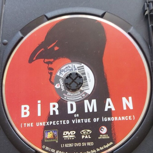 Birdman DVD used with Greek subtitles