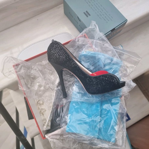 Jean Michelle Cazabat peep toe pumps used, size 38