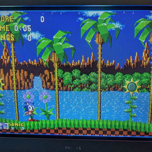 SEGA Mega Drive 1 PAL French RGB model with Region Free & 60Hz Mod