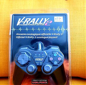 Official NEW ps1 PlayStation 1 controller V-Rally 2 Edition (RARE - hard to find)