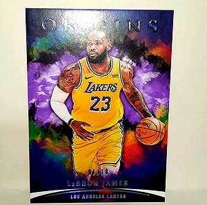 LeBron James 2021-22 Panini Origins #6 NBA Lakers 01/18 Αριθμημένη