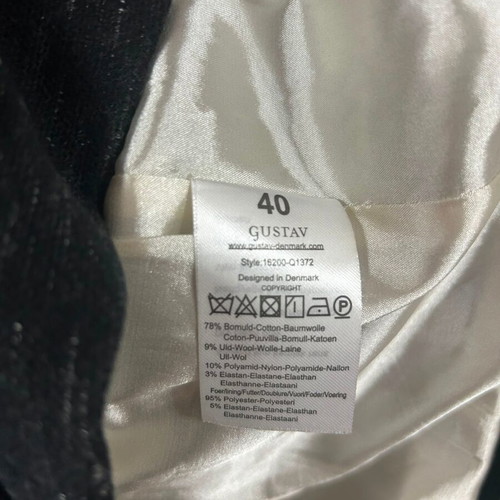 Gustav black textured blazer, size 40