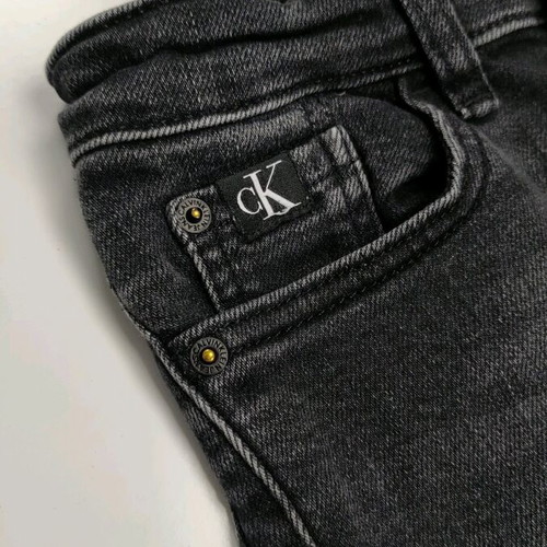 Calvin Klein jeans for boys age 6, size 116, like new, black and grey