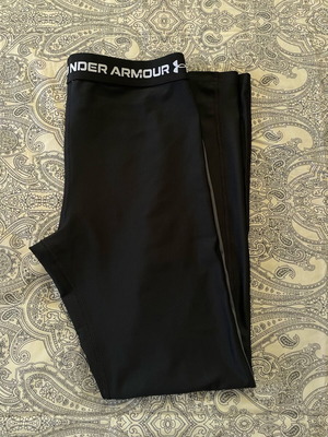 Under Armour leggings size L like new, black-gray