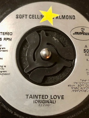 Soft Cell / Marc Almond Tainted Love '91 vinyl used, 7" single, 45 RPM