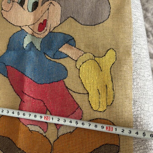 Micky Mouse embroidered design handmade like new