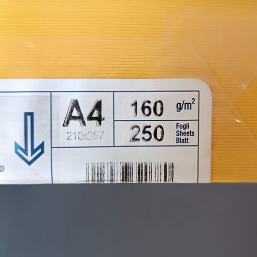 Favini A4 Printing Paper 160gr/m² 250 Sheets Yellow New