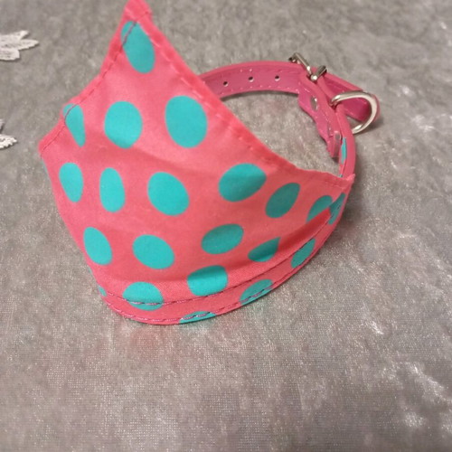 Dog collar for small dogs resembling bandana like new