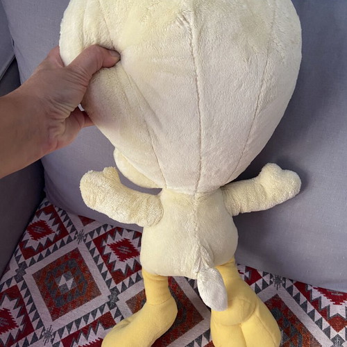 Donald Duck and Tweety plush toys, 55cm