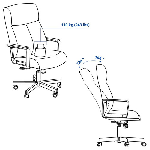 IKEA MILLBERGET office chair