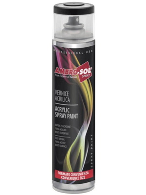 Σπρέι βαφής γυαλιστερό μαύρο RAL 9005 600ml ακρυλικό καινούργιο