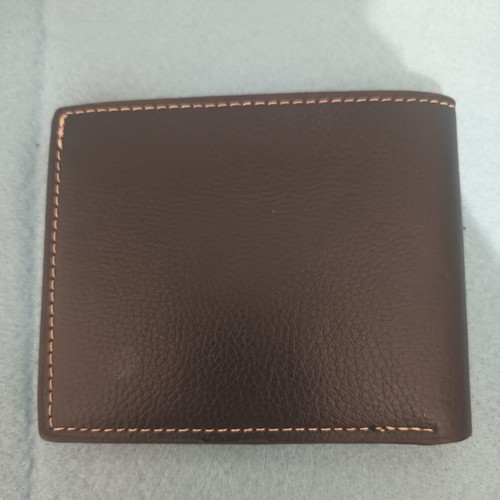 Men's wallet made of leatherette like new, black