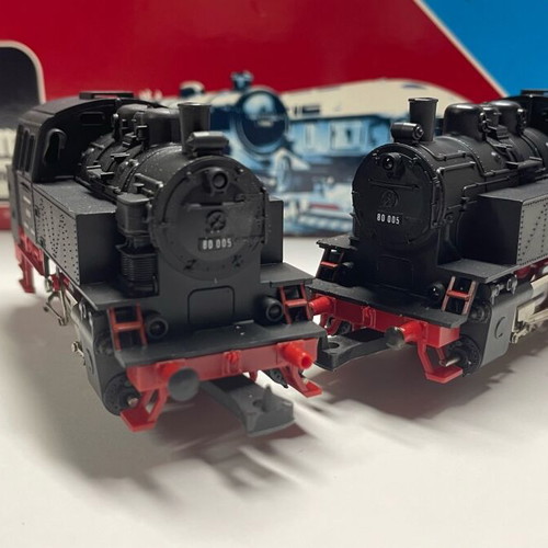 Lima HO Steam Locomotives BR 80 005 New Old Stock, pack of 2