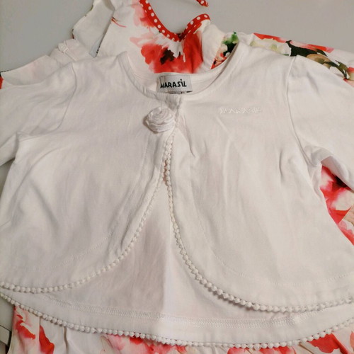 Marasil baby floral dress 80cm like new