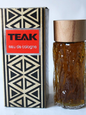 Teak Eau de Cologne 74cc by Shulton new, vintage 80's