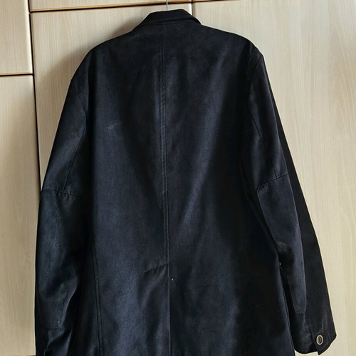 Berto Lucci Milano suede jacket black like new, size M