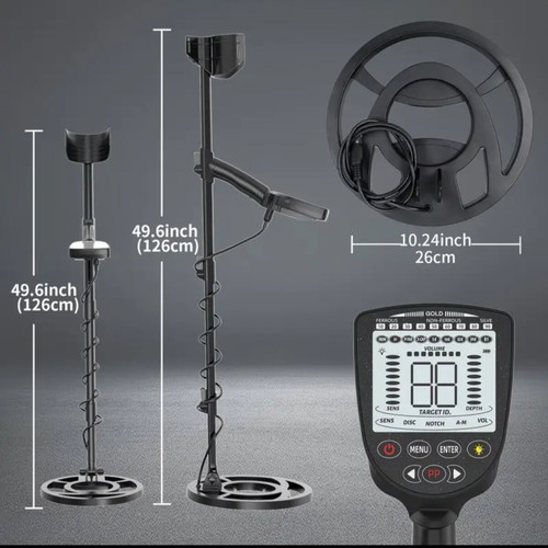 Metal detector new with LCD screen and sound