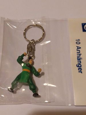 Warrior figure keychain new