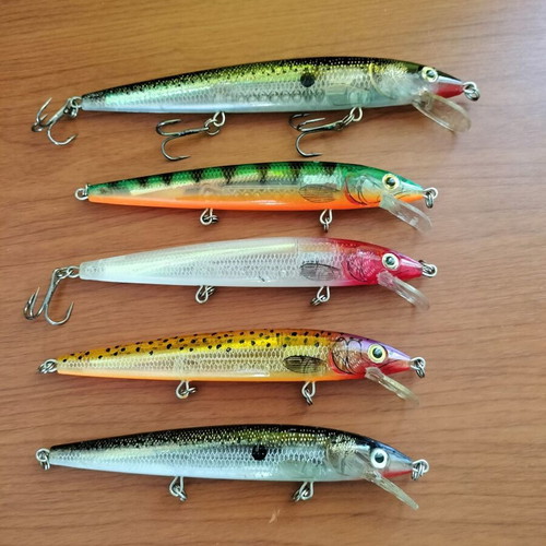 Rapala artificial lures like new, Husky jerk 14mm 18g, Max Rap 130mm 15g