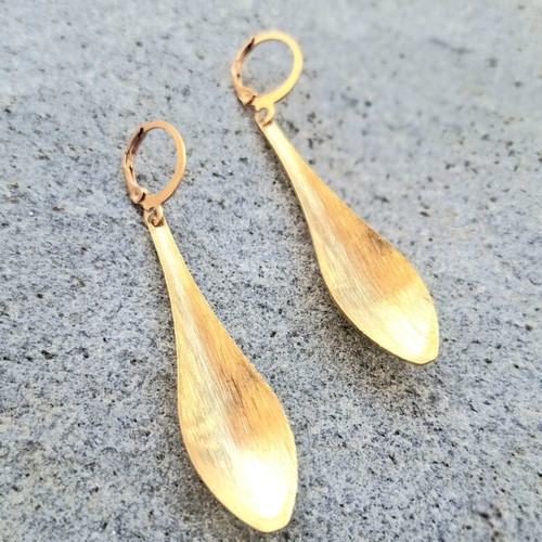 Ancient Greek earrings stainless steel size 6cm, Zara