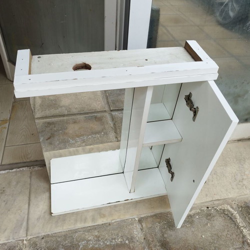 Bathroom cabinet mirror used 48.50x15x60.50 cm